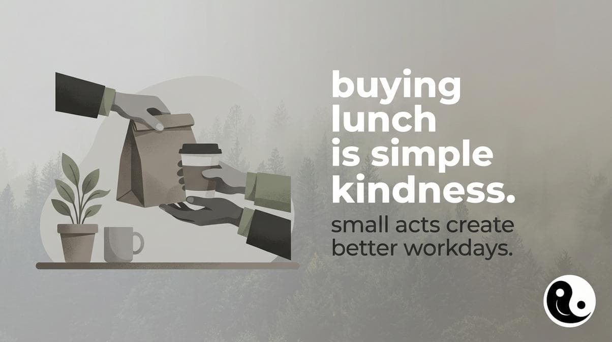 buy lunch for a colleague