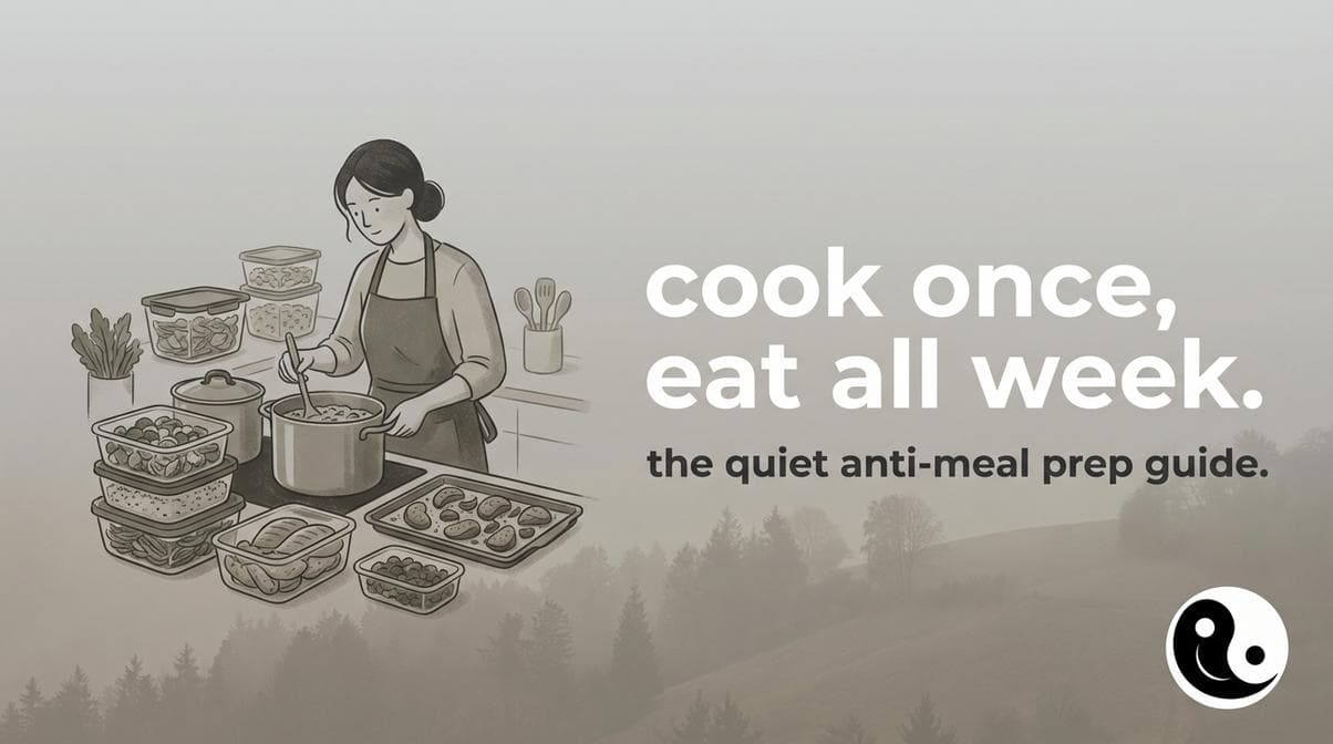 cook for the week in 1 day