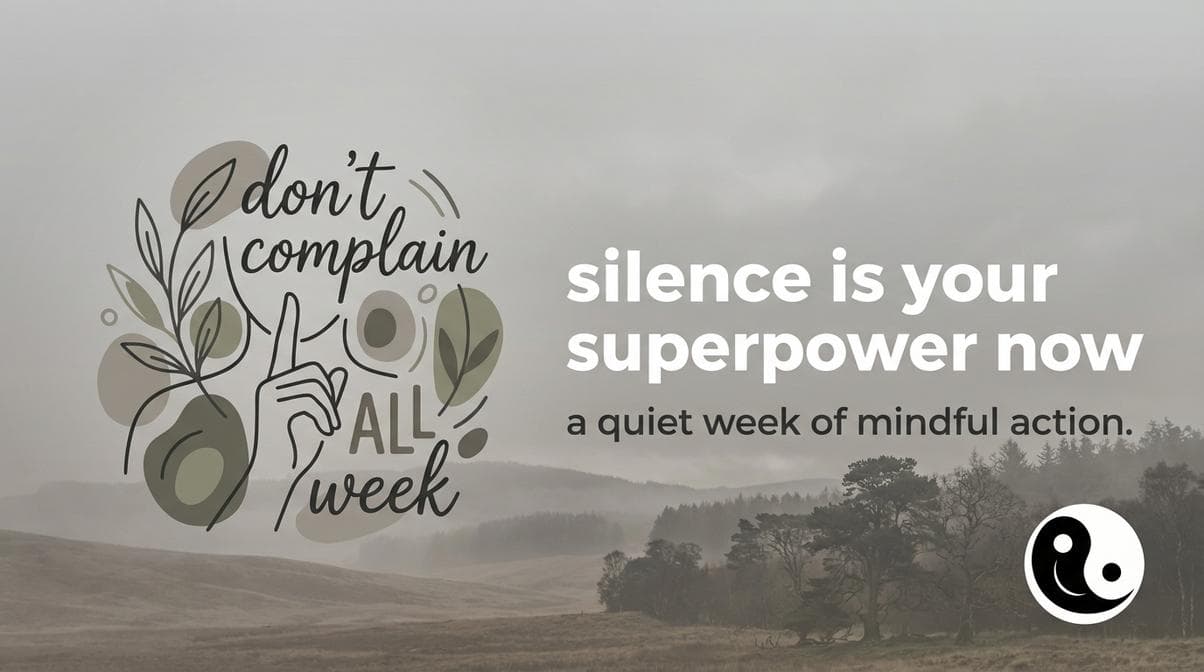 don't complain all week