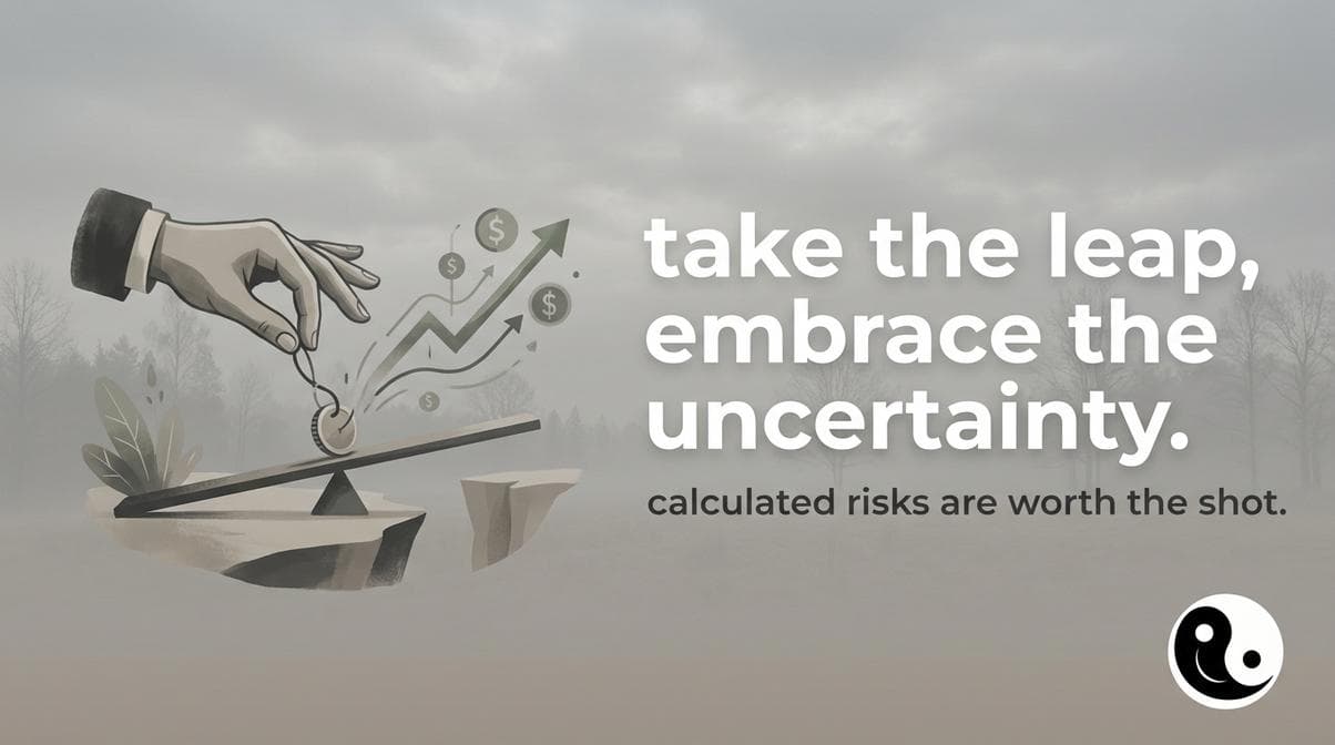 take a financial risk