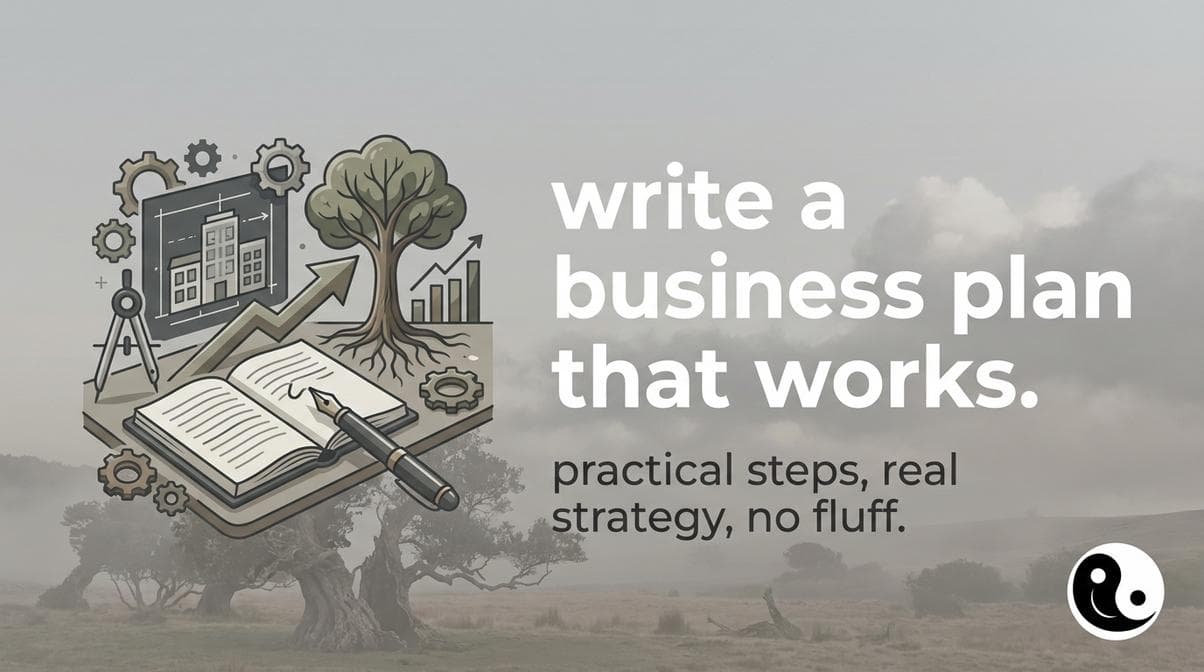 write a business plan